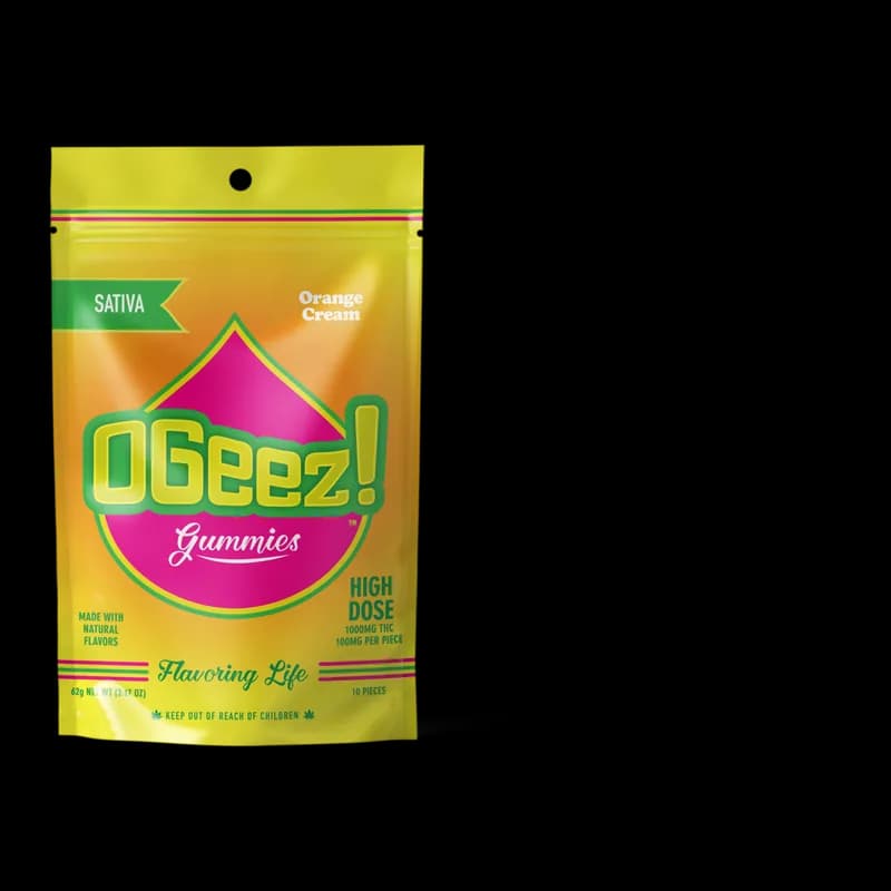 PROMO - OGEEZ 1000MG ORANGE CREAMSICLE SUNNY SATIVA