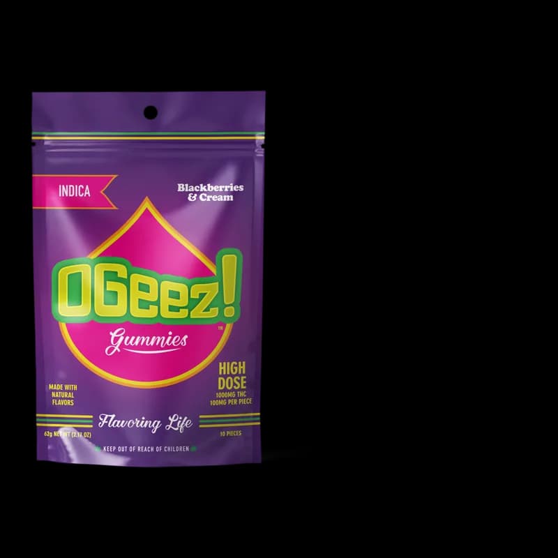 Ogeez! - 1000 MG Blackberries and Cream MELLOW INDICA (I)